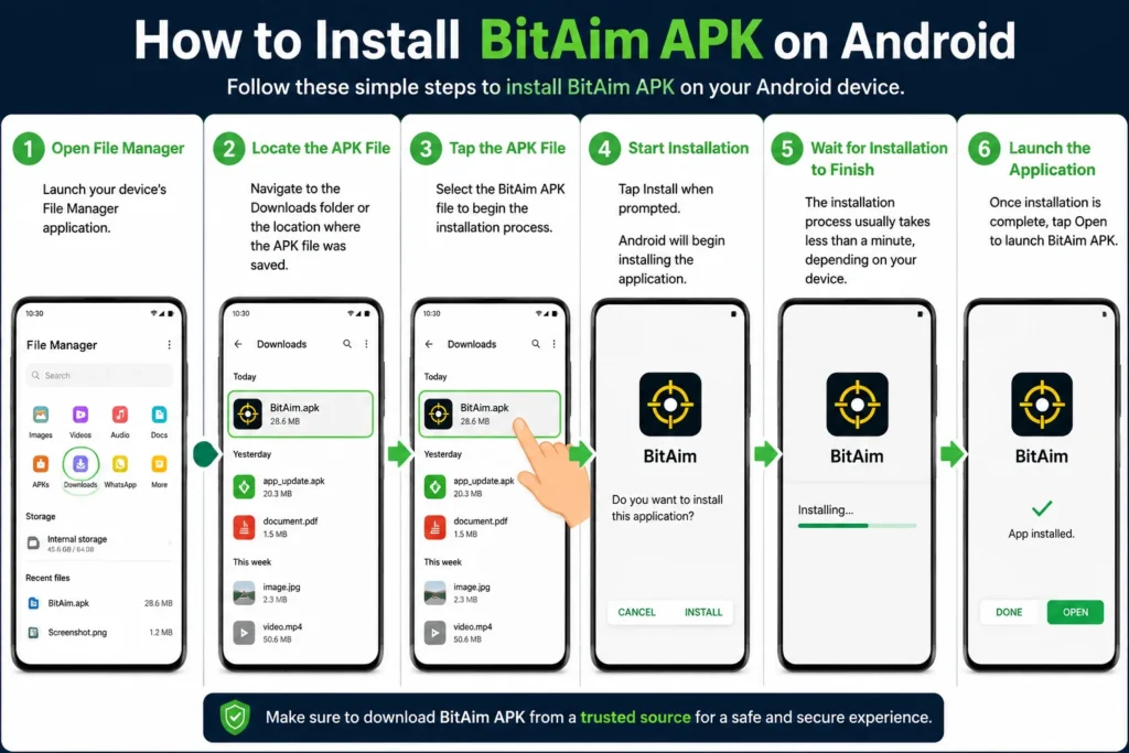 How to Install BitAim APK