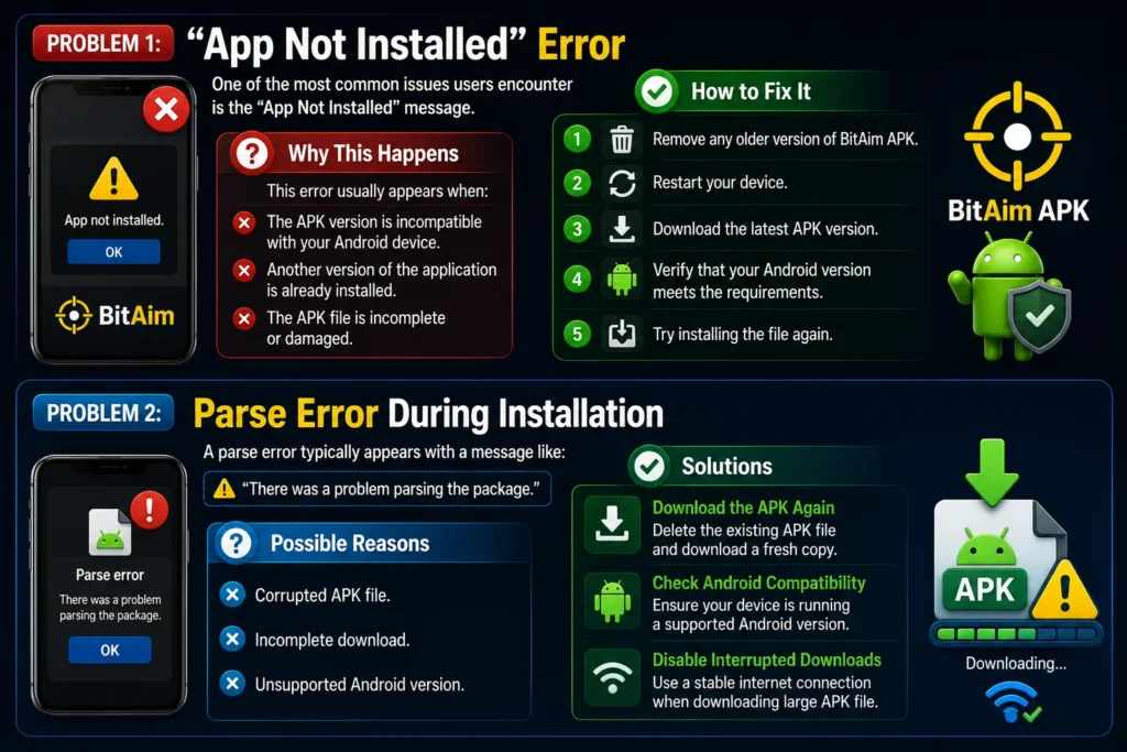 Parse Error During Installation